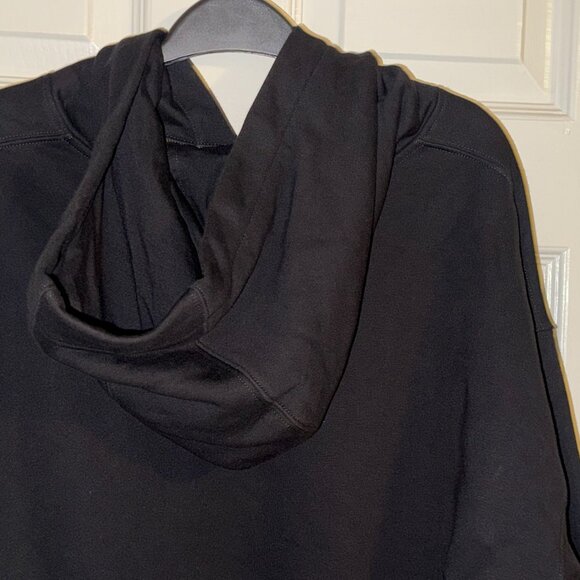 AUTHENTIC MENS VERSACE LOGO BLACK COTTON HOODIE SIZE MEDIUM - Picture 6 of 9